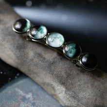 Load image into Gallery viewer, Phases of the Moon Barrette