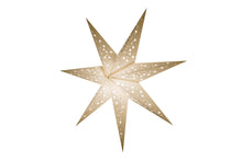 Load image into Gallery viewer, Handmade 7 Pointed Paper Star Lampshade - Brilliant White