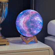 Load image into Gallery viewer, Galaxy Moon Lamp - Color Changing