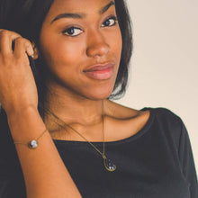 Load image into Gallery viewer, Drops in Cosmic Ocean Pendant - Teardrop Necklace